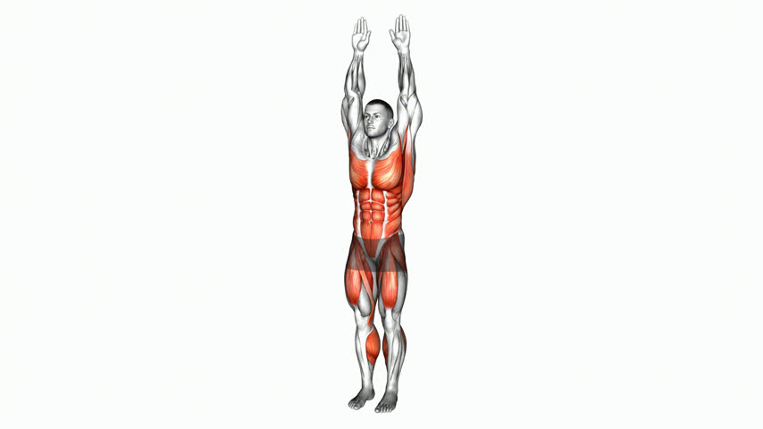 Abdominal Crunch com Elevação de Perna Alternada e Mãos Juntas