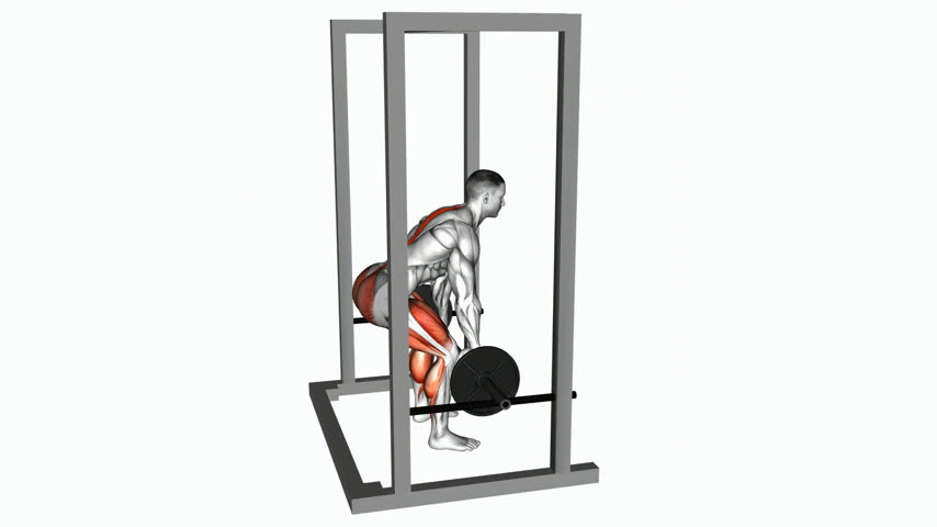 Rack Pull com Barra