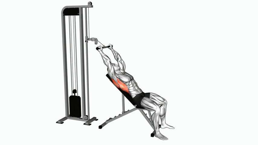 Tríceps Inclinado na Polia (Pushdown)