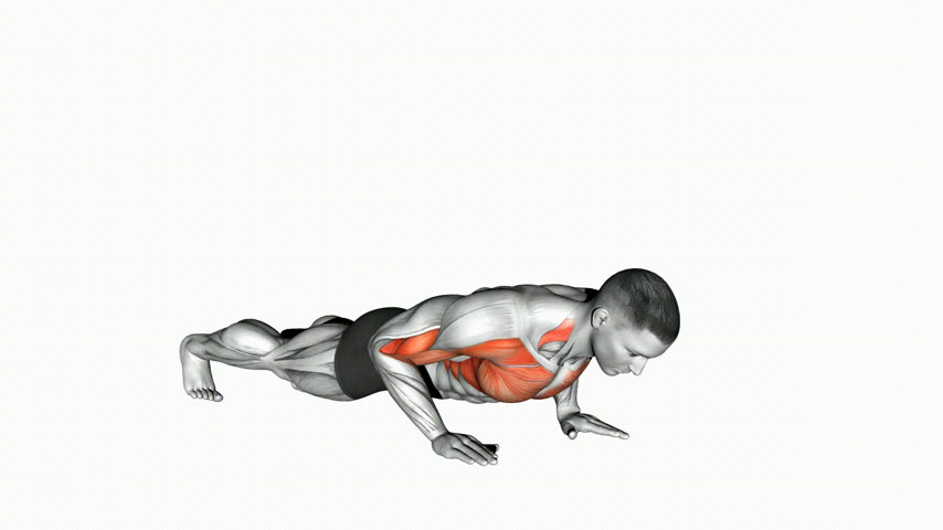 Flexão de Braço com Palma - Pliometria