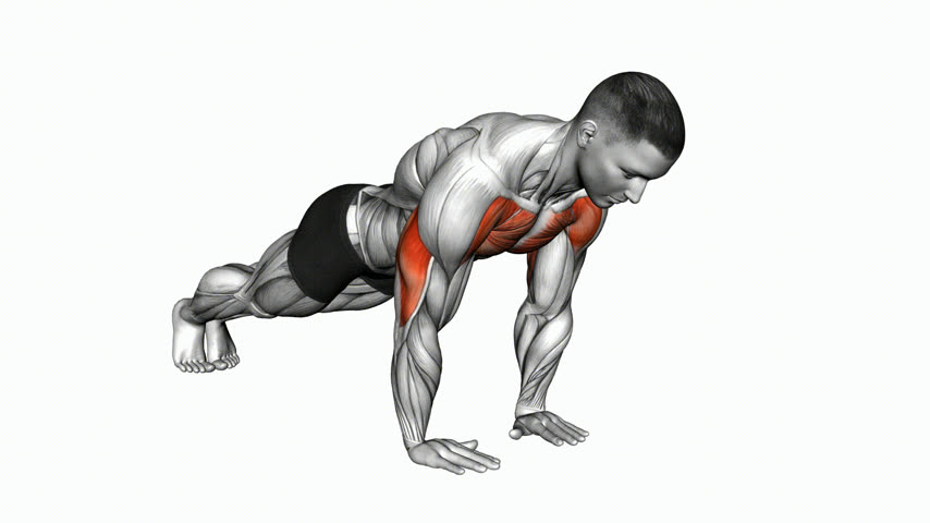 Flexão de Braço com Pegada Fechada
