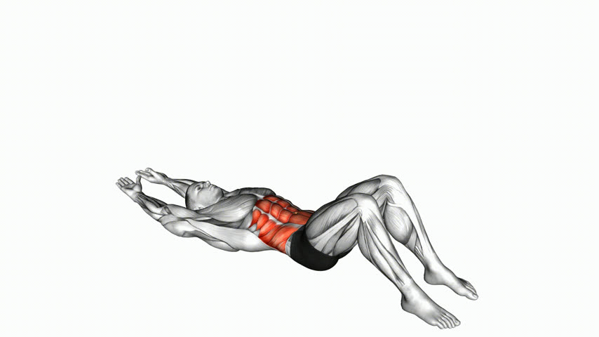 Abdominal Crunch (Braços Estendidos)