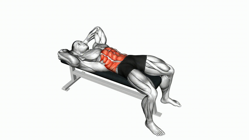 Abdominal Crunch em Banco
