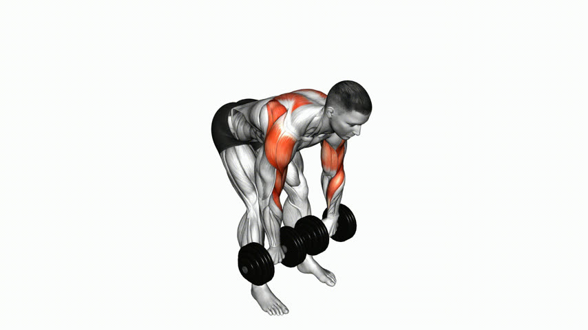 Face Pull Curvado com Halteres