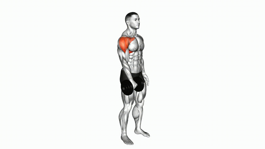 Elevação Frontal Unilateral com Halter