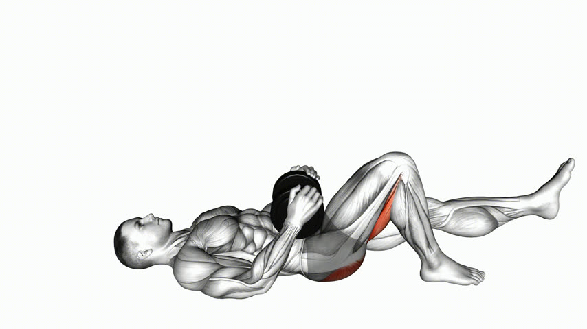 Ponte de Glúteos Unilateral com Halter