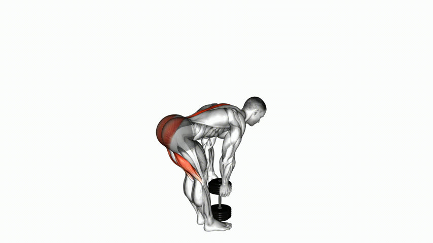 Levantamento Terra Stiff com Halteres