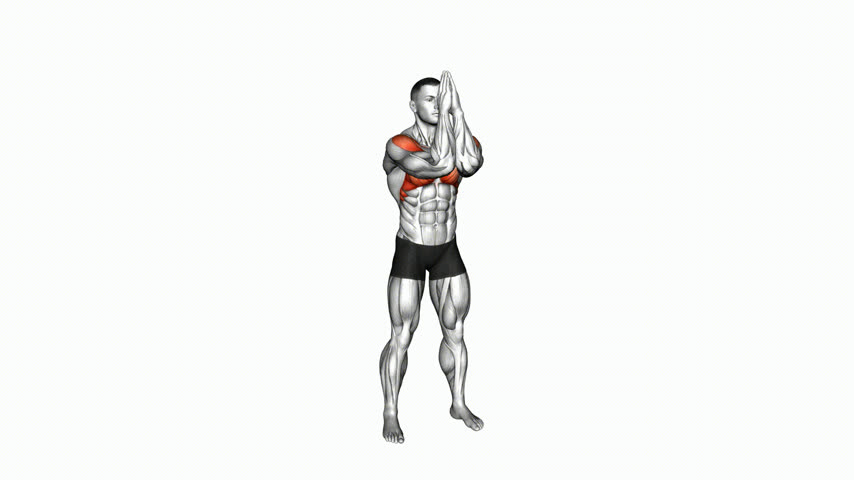 Círculos com Cotovelos em Posição de Oração