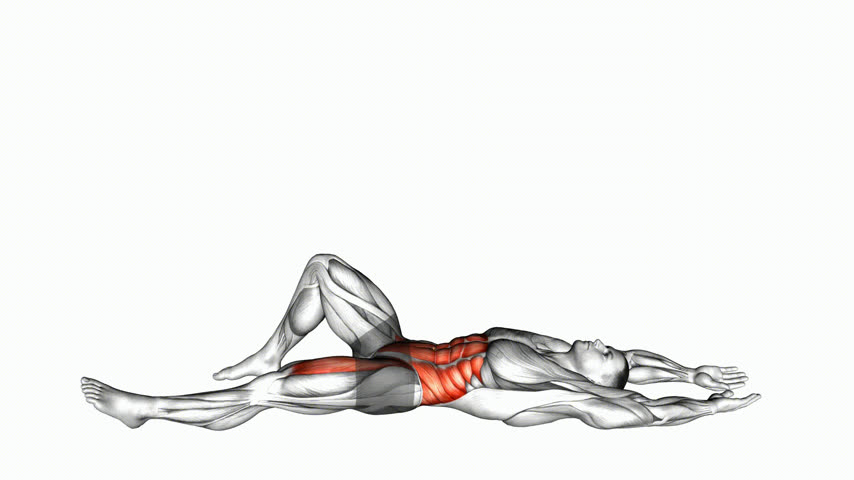 Abdominal com Flexão de Perna (Braços Estendidos)