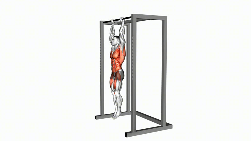 Isometria de Front Lever Grupado na Barra