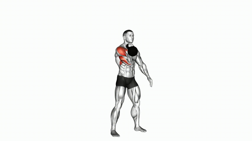 Desenvolvimento Arnold com Kettlebell