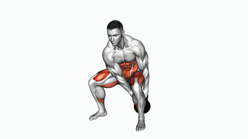 Figura 8 com Kettlebell