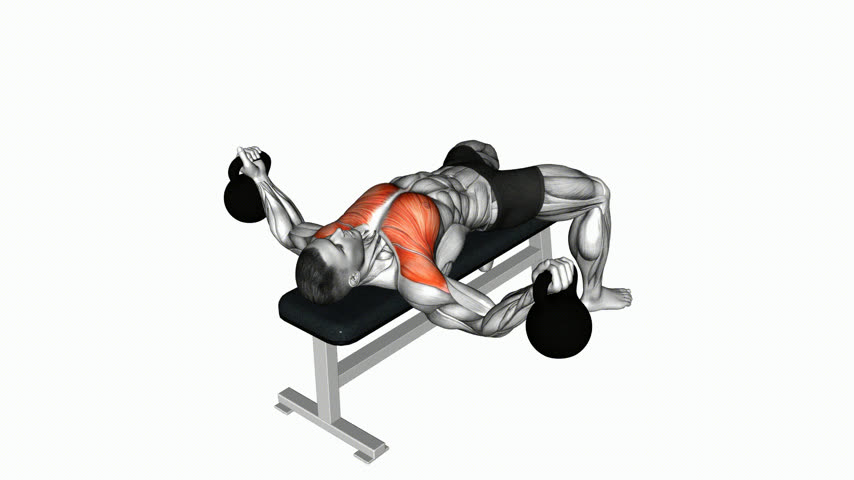 Crucifixo com Kettlebell