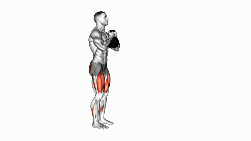 Afundo para Frente com Kettlebell (versão 2)