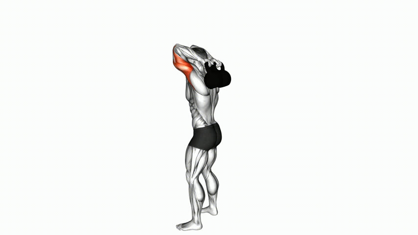 Tríceps Francês com Kettlebell