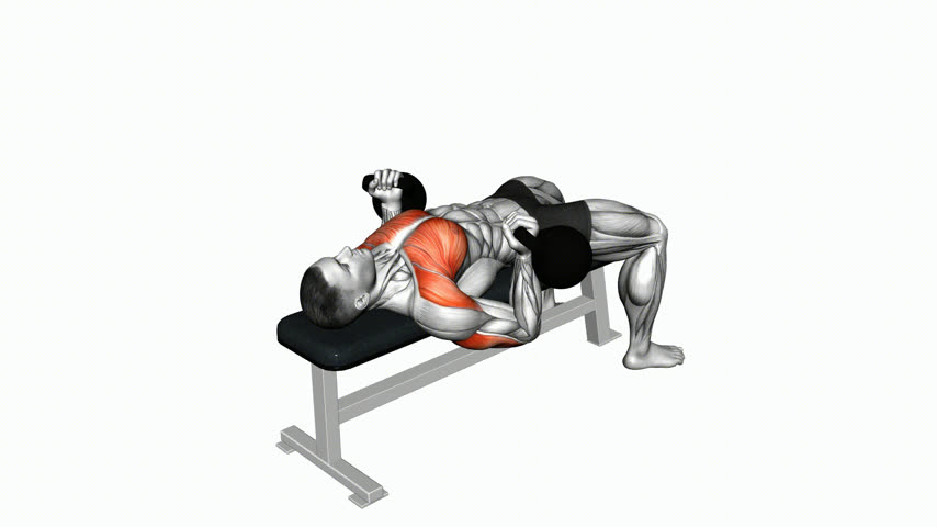 Supino com Pegada Invertida com Kettlebell