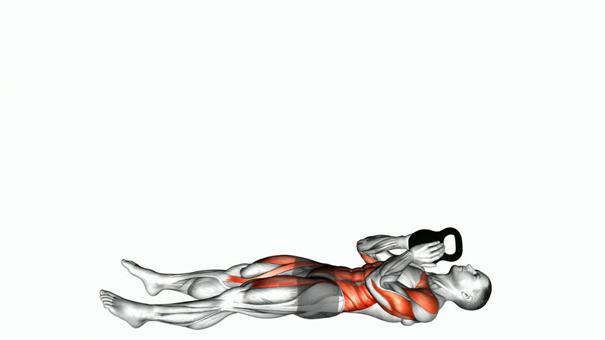 Abdominal com Desenvolvimento com Kettlebell
