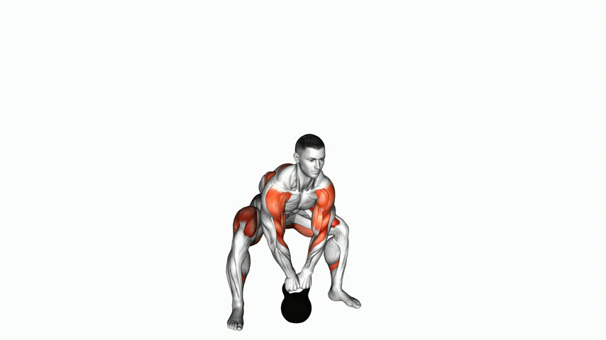 Puxada Alta Sumô com Kettlebell