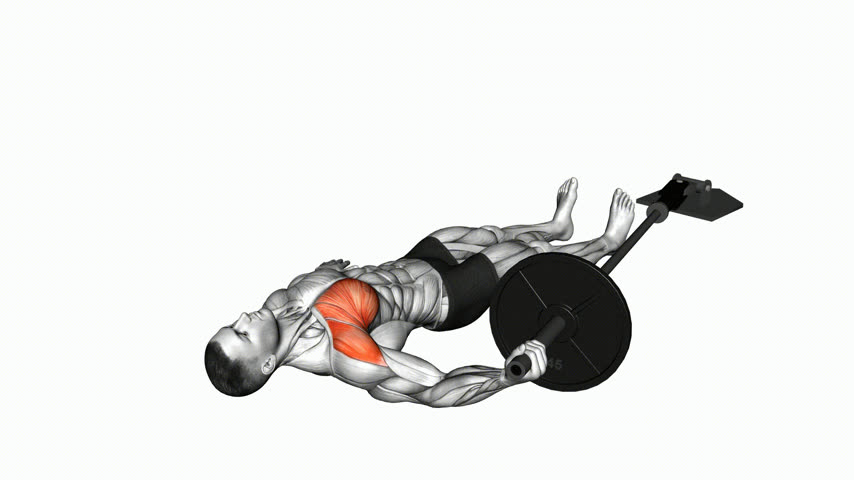 Crucifixo Unilateral no Chão no Landmine