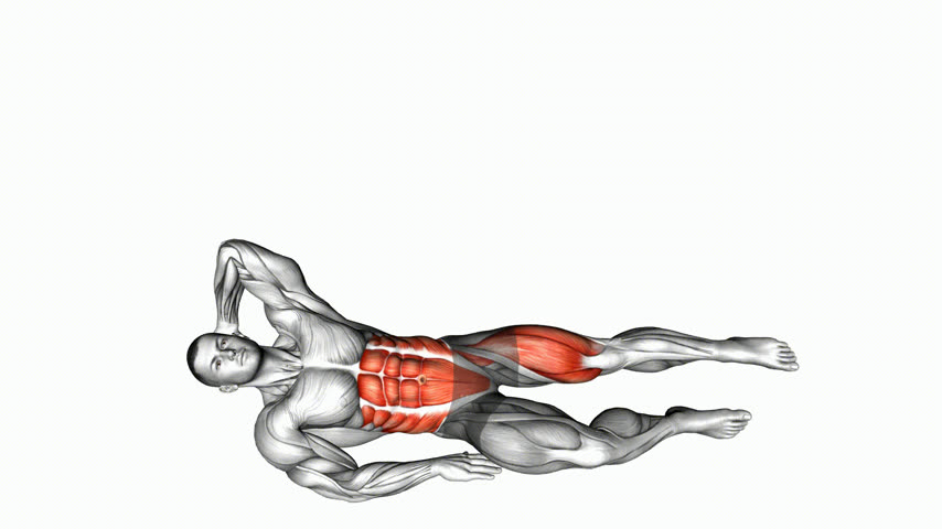 Elevação de Pernas com Abdominal Oblíquo