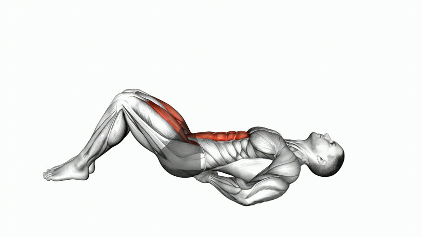 Elevação de Pernas Flexionadas Deitado