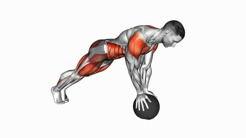 Escalador com Medicine Ball