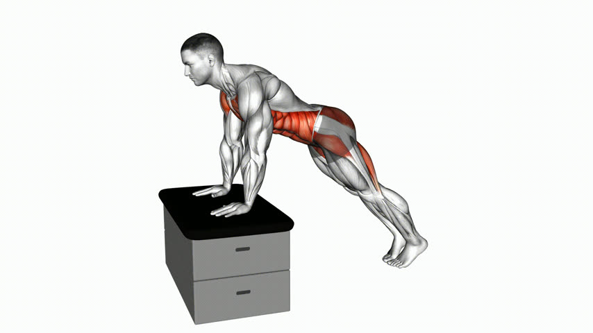 Plank Jack no Banquinho Acolchoado