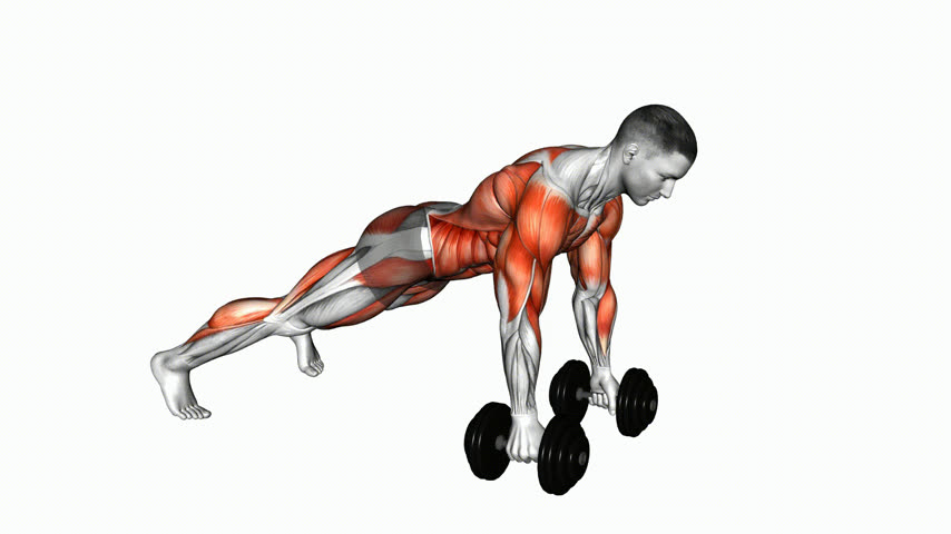 Flexão de Braço com Remada