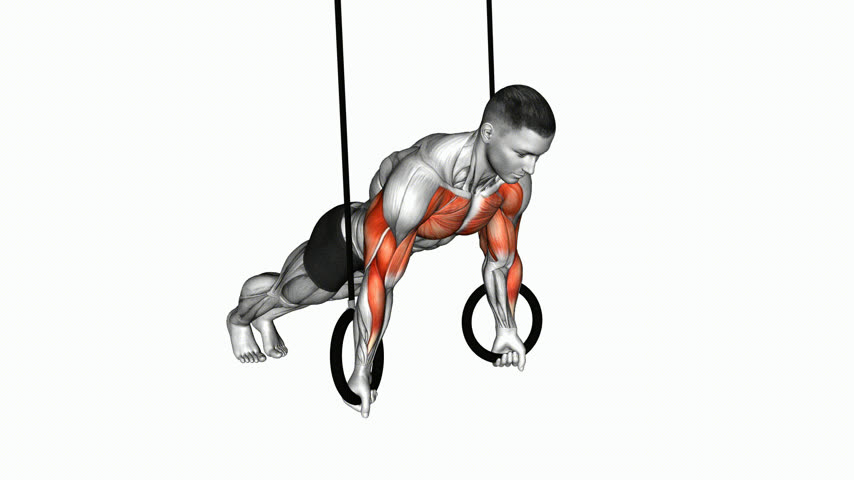 Flexão Reversa nas Argolas