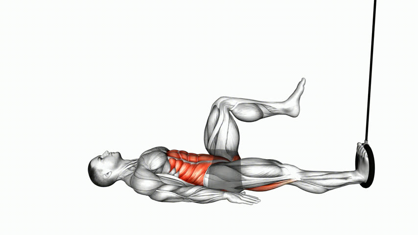 Flexão de Perna Unilateral nas Argolas (Versão 2)