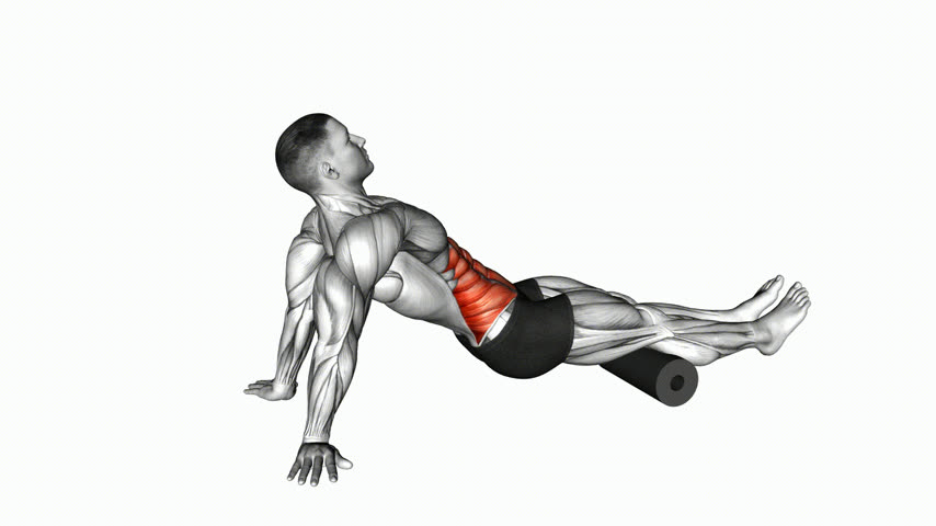 Abdominal Crunch Invertido com Rolo
