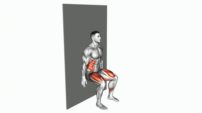 Abdominal Lateral Sentado (Parede)