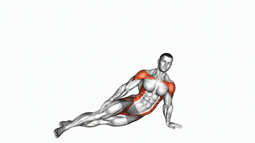 Prancha com Flexão Lateral