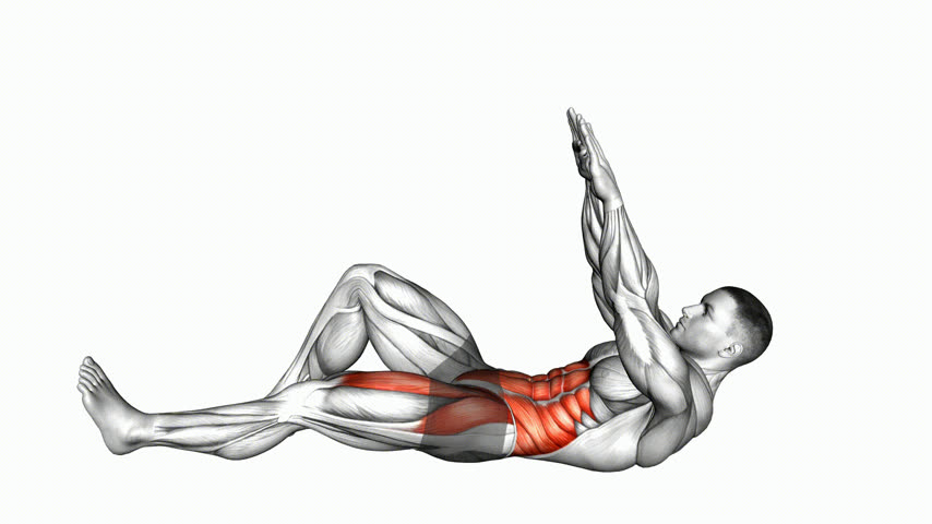 Abdominal com Extensão de Perna Unilateral