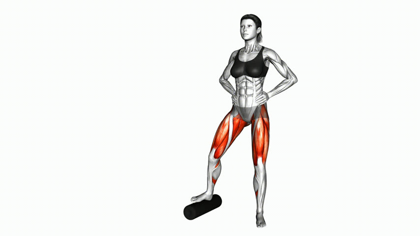 Agachamento Lateral Split com Rolamento