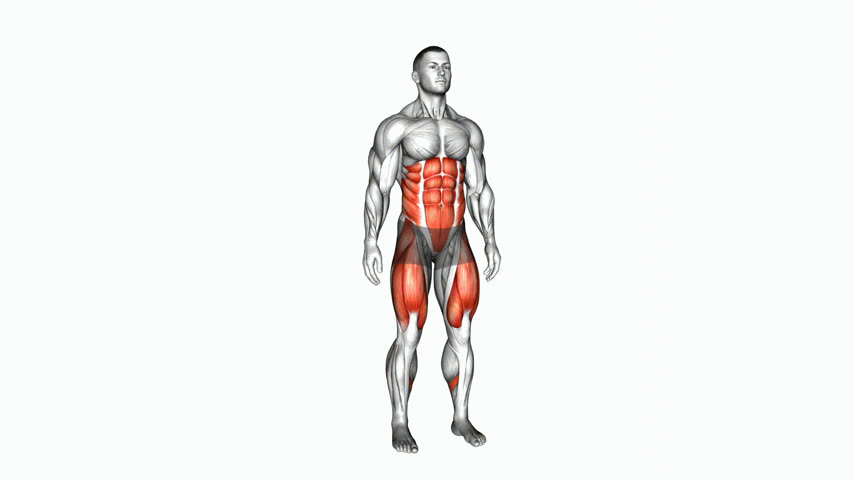 Abdominal Bicicleta em Pé